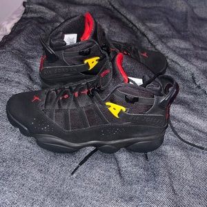 Red and Black Jordans